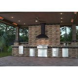 ZLINE 48" Oil-Rubbed Bronze Wall Range Hood, 8667B-48