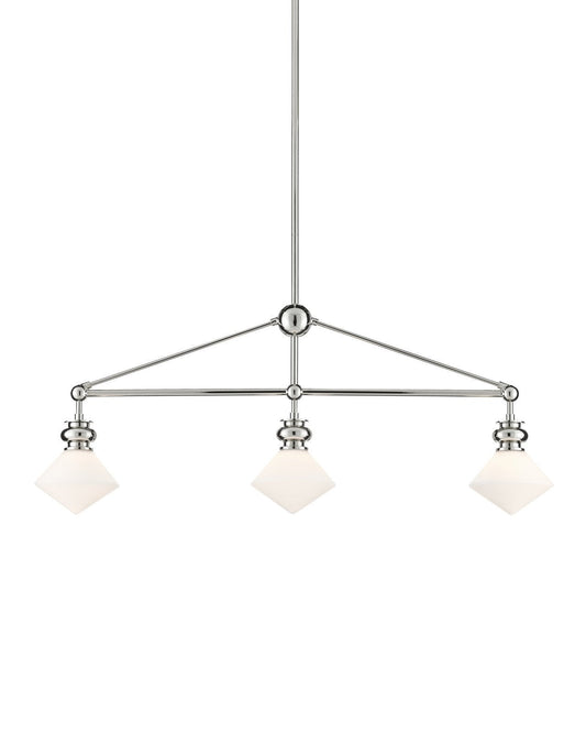 Rycroft Nickel Rectangular Chandelier