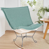 Puff Chair Cushion Sterling Breeze -Cushion and Cover Only