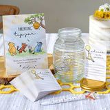Honey Bear Baby Shower Advice Card Tip Jar Set