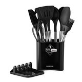 13pcs Stainless Steel Silicone Kitchen Utensil Set