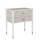 Aster White Nightstand