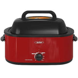 Electric Roaster Oven with Viewing Lid, 28lb 24-Quart