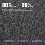 PURPLE LEAF Chaise Lounge Chair Modern Upholstered Outdoor Daybed with Armrest and Lumbar Pillow for Patio Poolside Sunbathing Deck
