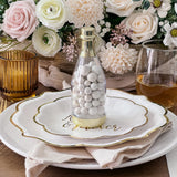 Gold Metallic Champagne Bottle Favor Container - Medium (Set of 12)