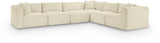 Shaggy - 6 Piece Modular Corner Sectional