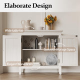 Storage Cabinet Set of 2, Sideboard Cabinet with Doors