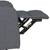 3-in-1 Swivel Glider Power Recliner Chair, Grey