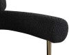 Blake Contemporary Dining Chairs Set of 2 - Stylish Soft Faux Leather and Durable Metal Frame