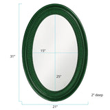 Ethan Mirror - Glossy Hunter Green