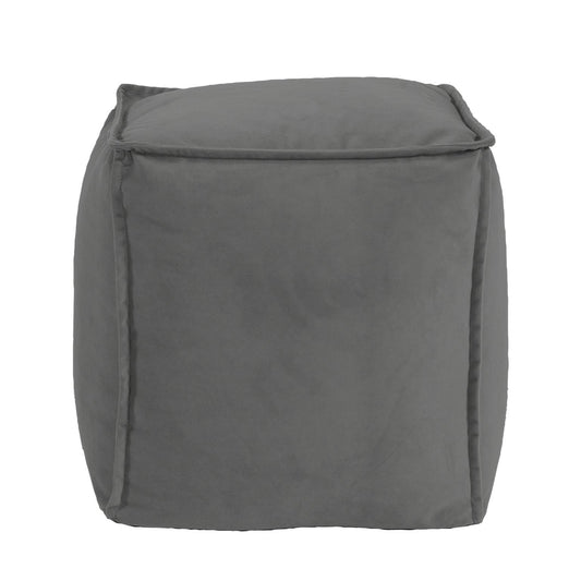 Square Pouf Bella Pewter