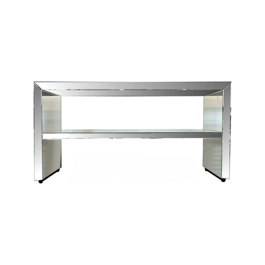 Mirror on Mirror Console Table