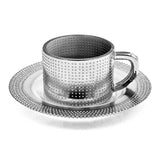 A&B Home Cup & Saucer Set of 2 for Tea & Coffee
