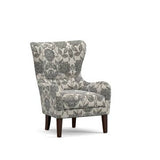 Floral High Wingback Chic Accent Chair *