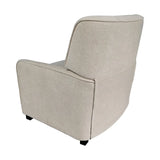 Wholesale Modern Tight Back Upholstered Recliner, Beige