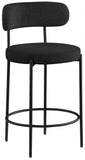 Beacon Stool Set of 2 - Modern Counter Height Stools with Elegant Curved Backs and Sturdy Frame