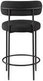 Beacon Stool Set of 2 - Modern Counter Height Stools with Elegant Curved Backs and Sturdy Frame