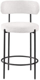 Beacon Stool Set of 2 - Modern Counter Height Stools with Elegant Curved Backs and Sturdy Frame