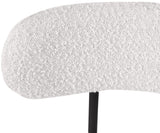 Beacon Stool Set of 2 - Modern Counter Height Stools with Elegant Curved Backs and Sturdy Frame