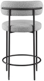 Beacon Stool Set of 2 - Modern Counter Height Stools with Elegant Curved Backs and Sturdy Frame