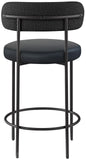 Beacon Stool Set of 2 - Modern Counter Height Stools with Elegant Curved Backs and Sturdy Frame