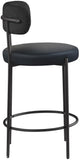 Beacon Stool Set of 2 - Modern Counter Height Stools with Elegant Curved Backs and Sturdy Frame