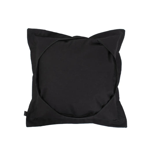Puff Ottoman Cover & Cushion Shar Pei Black/Black