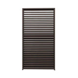 PURPLE LEAF Louvered Pergola Accessory Aluminum Louver Grille for Optimal Privacy, Sunlight Control Side Fixed Shutter Wall, Pergola Not Included