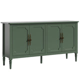 Console Cabinet, 59'' Mid Century Modern Pantry Cabinet