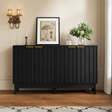 55'' Buffet Cabinet with Storage, Fluted Sideboard with Door