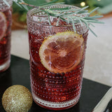 3oz Hobnail Beaded Floral Glasses Set of 6