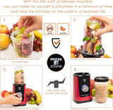 Moss & Stone 2-in-1 Personal Mini Blender Set