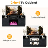 59'' Tv Stand For Tvs Up To 65'' with Storage and Adjustable