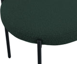 Beacon Boucle Fabric Dining Chair Set - Contemporary Design with Sturdy Iron Frame for Comfort