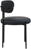 Beacon Boucle Fabric Dining Chair Set - Contemporary Design with Sturdy Iron Frame for Comfort
