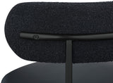 Beacon Boucle Fabric Dining Chair Set - Contemporary Design with Sturdy Iron Frame for Comfort