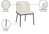 Jagger Contemporary Dining Chair Set of 2 with Soft Cushioning and Stylish Brushed Gold Legs