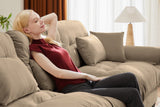 CLOUDIES 134" 3 Seater Sofa with 1 Ottoman