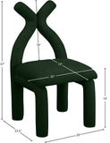 Xena Accent Chair – Luxurious Boucle Fabric, Solid Wood Frame, Contemporary Design for Elegant Spaces