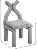 Xena Accent Chair – Luxurious Boucle Fabric, Solid Wood Frame, Contemporary Design for Elegant Spaces