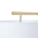 Wholesale Angular Gold Floor Lamp with White Shade