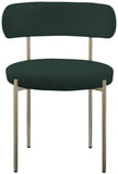 Beacon Boucle Fabric Dining Chair Set - Contemporary Design with Sturdy Iron Frame for Comfort