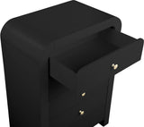 Artisto Contemporary Chest with Rich Ash Veneer Finish and Versatile Gold & Chrome Handles