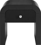 Artisto Elegant Ash Veneer Contemporary End Table with Stylish Storage & Dual Handle Options