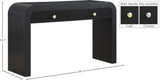 Artisto Contemporary Console Table with Elegant Ash Veneer Finish and Versatile Handle Options
