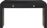 Artisto Contemporary Console Table with Elegant Ash Veneer Finish and Versatile Handle Options