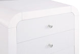 Artisto Contemporary Chest with Rich Ash Veneer Finish and Versatile Gold & Chrome Handles