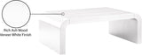 Artisto Contemporary Coffee Table with Rich Ash Veneer Finish - Stylish Curved Design for Modern Homes