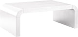 Artisto Contemporary Coffee Table with Rich Ash Veneer Finish - Stylish Curved Design for Modern Homes