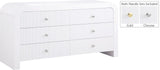 Artisto Contemporary Dresser with Rich Ash Veneer Finish and Versatile Handle Options for Storage
